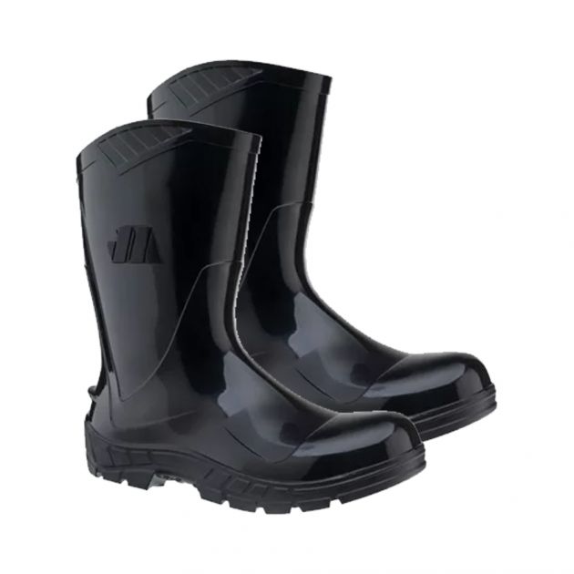 Bota PVC S/ Forro Cano Médio Preta 43 Marluvas