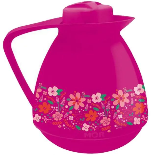 Bule Amare Decorado Rosa 650ML Mor