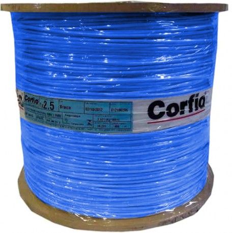 Cabo Flexível 750V 4.0MM² Bobina Azul Corfio