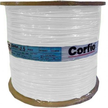 Cabo Flexível 750V 6.0MM² Bobina Branco Corfio