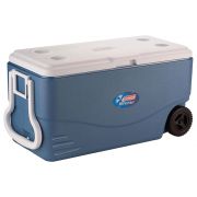 Caixa Térmica Extreme C/ Rodas 100 QT 95L Azul Coleman Invicta