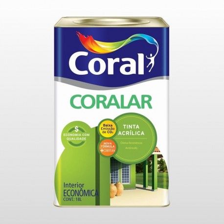 Coralar Acrílico 18L Palha