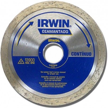 Disco Diamantando Liso Premium 230x22.22mm Irwin