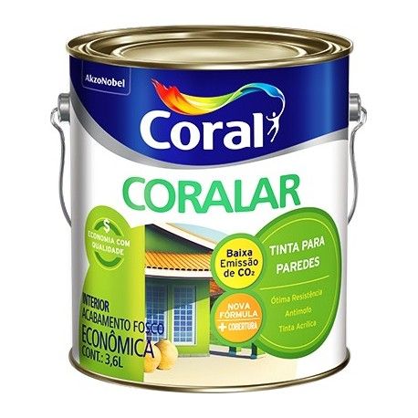 Esmalte Acrílico 3.6L Areia Coralar