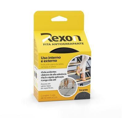 Fita Antiderrapante 50mmx5m Preta REXON 