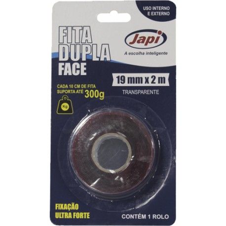 Fita Dupla Face 19MMx2M Japi