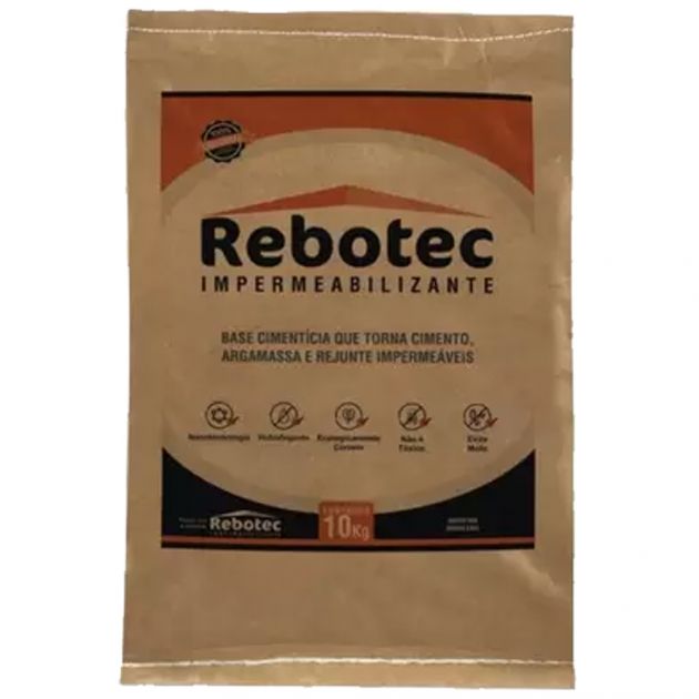 Impermeabilizante Rebotec Hidrofugante Nanotecnico 10KG