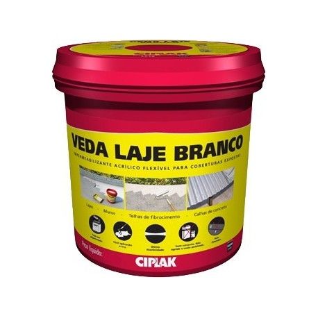 Impermeabilizante Vedalage Branco Balde 18KG Viapol Na Elos