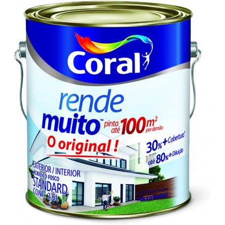 Látex Rende Muito Branco 3.6L Coral