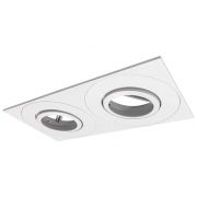 Luminária Modular Embutir Duplo AR70 50W GU10 IP20 Interlight