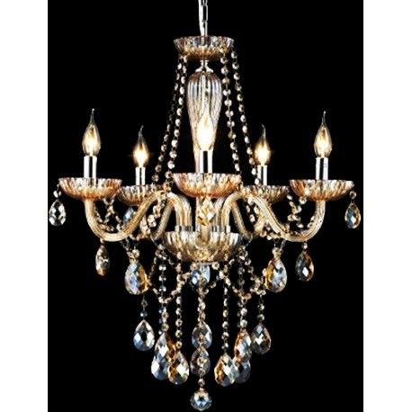 Lustre Cristal K9 Ambar Chamonix