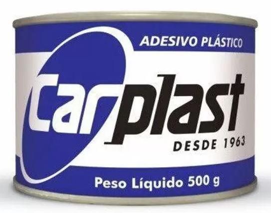 Massa Plástica Carplast 500g Branca MAXI RUBBER 