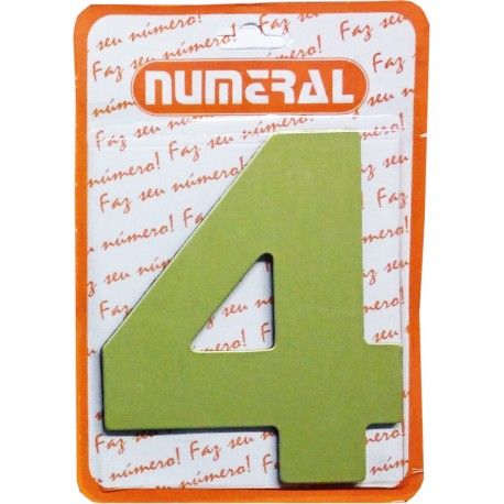 Numeral ACM Dourado Escuro N.4 Numeral