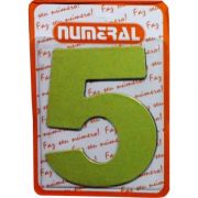 Numeral ACM Dourado Escuro N.5 Numeral