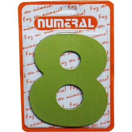 Numeral ACM Dourado Escuro N.8 Numeral