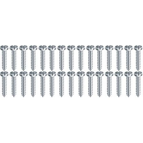 Parafuso Auto Atarraxante Cabeça Panela Fenda AC 3.5X25 RI ZB (30) Ciser