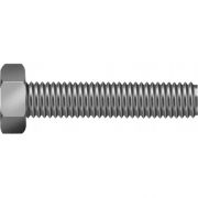 Parafuso Sextavado Aço Rosca UNC 1/4X1.1/2 ZB (5) Ciser