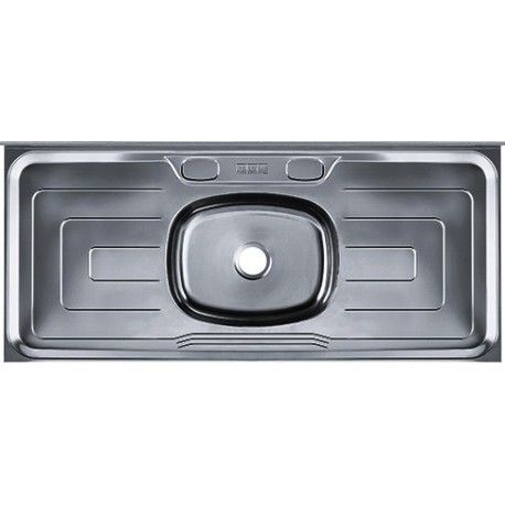 Pia Bella 712 Inox 100x53CM Cuba Oval 130 C/ Escorredor Franke