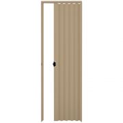 Porta Sanfonada PVC 210x90CM Bege Quimiplast