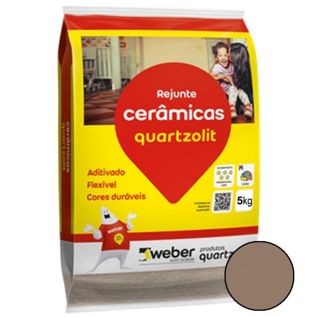 Rejunte Flexível Camurça 5KG Quartzolit