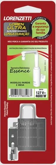 Resistência Torneira Eletrônica Essence 127V/4600W Original Lorenzetti