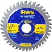 Disco Serra Circular Multicorte 110X20MM 40 Dentes Irwin