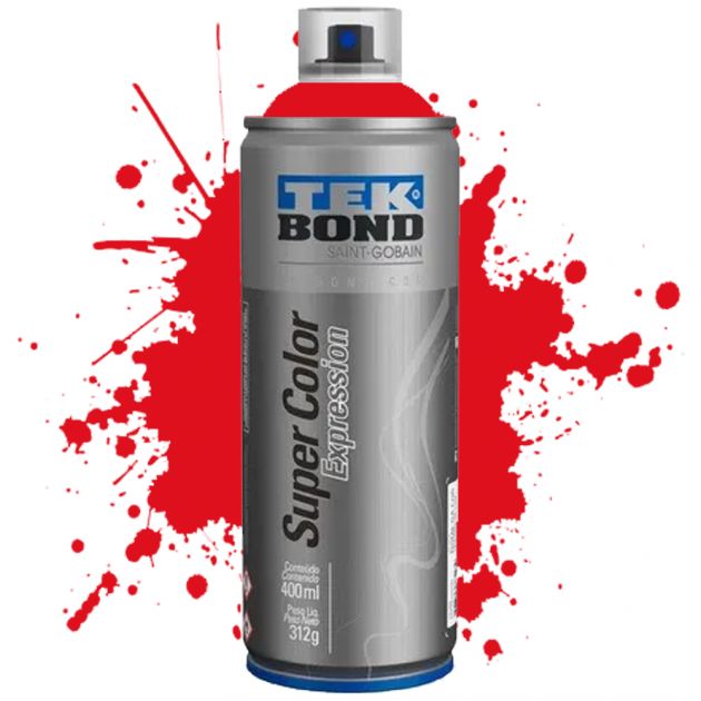 Spray Expression 400ML Vermelho Tomate Tekbond