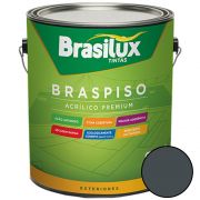 Tinta P/ Piso Acetinada 3.6L Cinza Escuro Brasilux