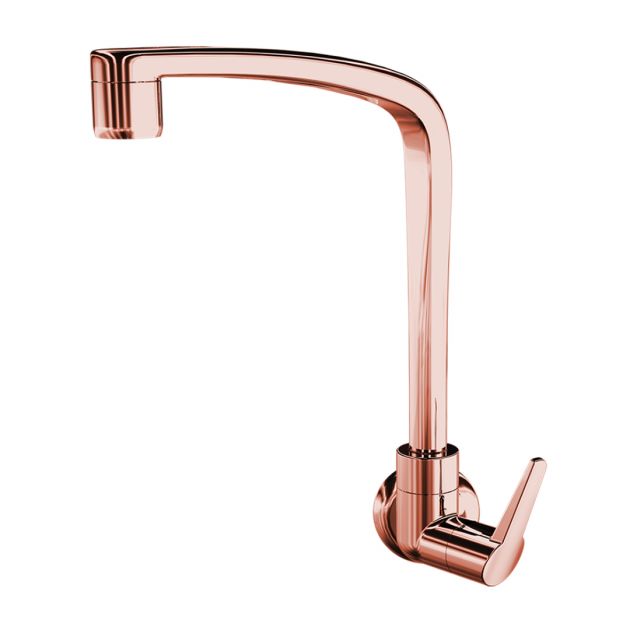 Torneira Cozinha Parede Rose Gold 1168 F71 Lorenzetti